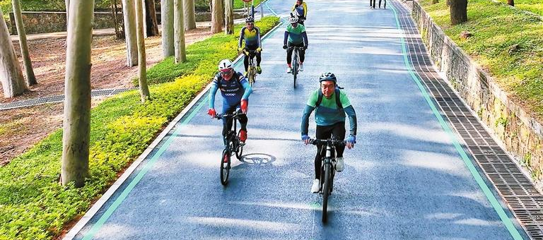 바오안에 도심 최장 호숫가 순환 자전거 코스 개장